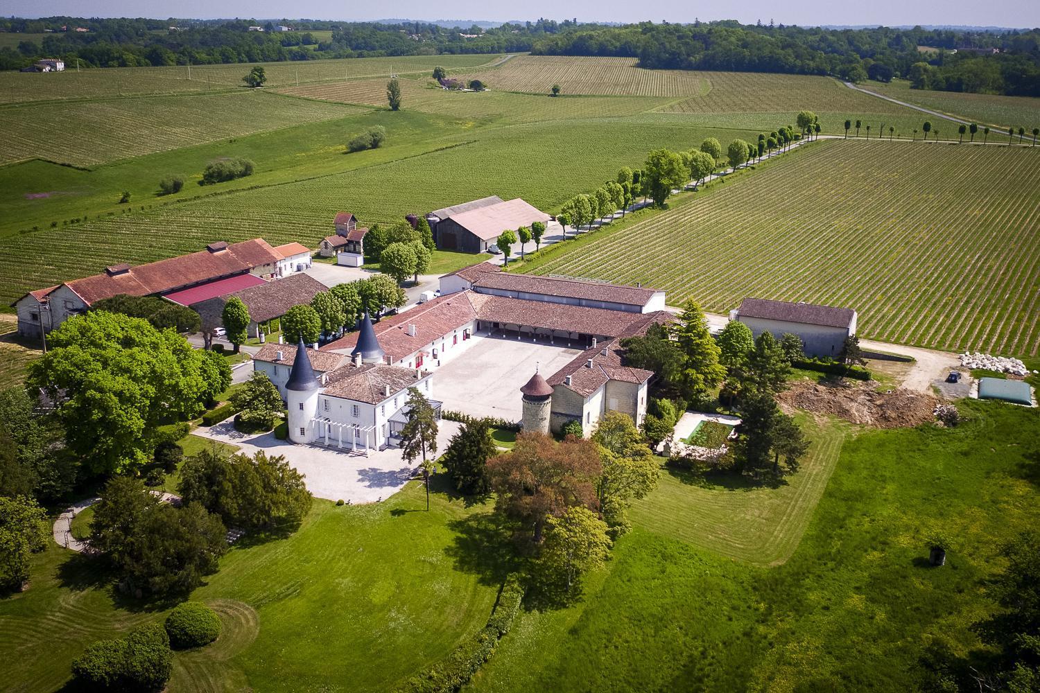 Chambres D'Hotes Du Chateau De Seguin Lignan-de-Bordeaux Bagian luar foto